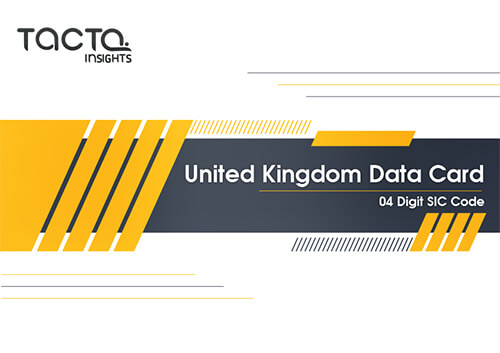 The U.K 04 Digit SIC Code Data Card